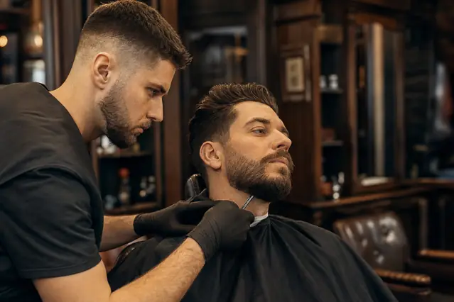 Barber Sanok od detali: kontury, kark, baki i brwi, które porządkują cały wygląd